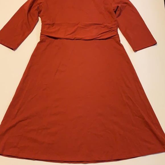 Patagonia Burnt Orange Organic Cotton Dress - Women’s Size Large - Picture 5 of 6